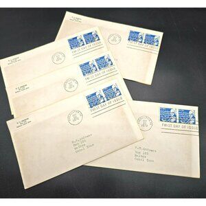 1972 First Day Of Issue Stamps Envelopes With George Washington 7¢ LI3016